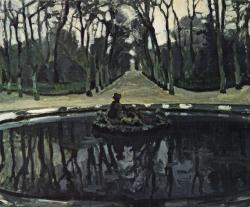 Бенуа А.Н. Бассейн Флоры в Версале. 1905-1906